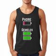 Cufflinks Battery Filled Tired Dad Low Battery Charge Men Tank Top