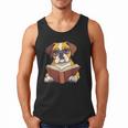 Cute Dog Boxer Reading Book Men Tank Top
