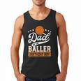 Dad Of The Baller Birthday Boy Basketball Themed Party Men Tank Top
