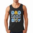 Dad Of The Birthday Boy Blue Dog Family Matching Men Tank Top