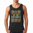 Dad Of The Birthday Boy Gamer Pixel Birthday Party Matching Men Tank Top