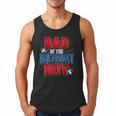 Dad Of The Birthday Boy Spider Web Birthday Party Matching Men Tank Top