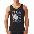 Dad Of The Birthday Girl Skater Roller Skate Family Party Men Tank Top