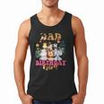 Dad Of The Birthday Girl Zoo Theme Animal Party Safari Cool Men Tank Top