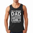 Dad Of CAMILA Father's Day Personalized Name Joke Men Tank Top