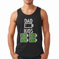 Dad Of Four Low Battery Father Of 4 Kids Dad Men Tank Top Dad Of Four Low Battery Father Of 4 Kids Dad Men Tank Top