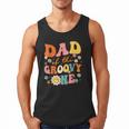 Dad Of The Groovy One 1st Birthday Pregnancy Announcement Men Tank Top