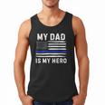 My Dad Is My Hero Police Officer Blue Line American Flag Men Tank Top