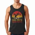 Dad Pays Mom Prays Dirt Bike Retro Motocross Boys Kids Men Tank Top