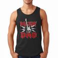 Dad Rockin One Birthday Family Matching Rock Guitar Men Tank Top