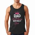 Dad Of The Sweet Sixteen Birthday Girl 16th Pink Crown Men Tank Top