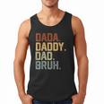 Dada Daddy Dad Bruh Retro Vintage Fathers Day Vintage Men Tank Top