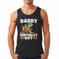 Daddy Of The Birthday Boy Dinosaur Construction Worker Truck Men Tank Top