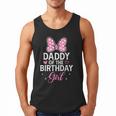 Daddy Of The Birthday Girl Pink Bow Birthday Family Matching Men Tank Top