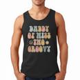 Daddy Dad Two Groovy Second Birthday Retro 2nd Bday Party Men Tank Top