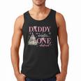 Daddy In a Winter Onederland Birthday Girl Christmas Tree Men Tank Top