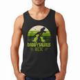 Daddysaurus Rex 2 Kids Sunset Tshirt For Fathers Day Men Tank Top