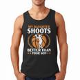 Daughter Basketball Sport Basketball Dad Mom Basketball Fan Men Tank Top