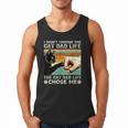 I Didn't Choose The Cat Dad Life Funny Cat Lovers Vintage Men Tank Top