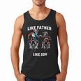 Dirt Bike Family Father Son Motocross Off-Road MX Dad Boys Men Tank Top