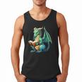 Dragon With Book Men Tank Top Dragon With Book Men Tank Top