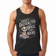 Easily Distracted By Dogs And Books Reader Animal Dog Men Tank Top Easily Distracted By Dogs And Books Reader Animal Dog Men Tank Top