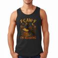 F CAW F Crow I'm Reading Book Lover Fall Men Tank Top