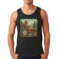 Farmer Men Tractor Rancher Farm Dad Distressed Men Tank Top