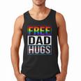 Free Dad Hugs LGBT Gay Pride Month Transgender Rainbow Flag Men Tank Top