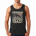 German Shepherd Dad Shirt American Flag German Shepherds Men Tank Top