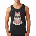 Ghost Reading Book Halloween Cat Lover Men Tank Top