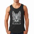 Glitch Weird Cat Kitten Optical Illusion Cat Mom Dad Men Tank Top