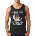 Good Book Is Out Of This World Astronaut Moon Space Reading Men Tank Top Good Book Is Out Of This World Astronaut Moon Space Reading Men Tank Top