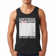 Guestbook 7th Birthday 7 Year Old Born 2018 Bday Men Tank Top
