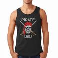 Halloween Pirate Skull Apparel Pirate Dad V-Neck Short Sleeve Cotton 100 T-Shirt Small Men Tank Top
