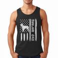Heeler Dad Flag Vintage Blue Red Cattle Dog Patriot Men Men Tank Top