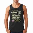 Hero Wears Dog Tags Combat Boots Proud Army Dad Father Men Tank Top