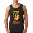 Hilarious Hot Dog Dad Joke Text Pun Dirty Joke -Barbecue Men Tank Top