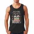 Just a Girl Who Loves Books Cute Book Lover Bookworm Men Tank Top