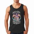 Just A Girl Who Loves Dragons And Books Fantasy Reader Men Tank Top Just A Girl Who Loves Dragons And Books Fantasy Reader Men Tank Top