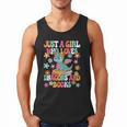 Just A Girl Who Loves Dragons And Books Reading Bookworm Men Tank Top