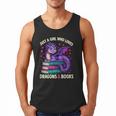 Just a Girl Who Loves Dragons And Books Reading Men Tank Top Just a Girl Who Loves Dragons And Books Reading Men Tank Top