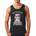 Just a Girl Who Loves Unicorns & Books Bookish Unicorn Love Men Tank Top