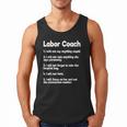 Labor Coach Expecting Dad Rules Papa Baby Men Tank Top