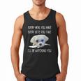 Maltese Dog Watching Owner Quote Puppy Mom Dad Men Women Girls Kids Men Tank Top