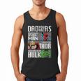 Marvel Father's Day Spider-Man Thor Hulk Dad Attributes Men Tank Top