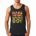 Mom And Dad Mama Birthday Boy Building Bricks Family Party Men Tank Top