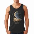 Night Owl Book Club Crescent Moon Late Night Reading Men Tank Top