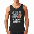 Nothing Beats Reading Rock Paper Scissors Book Lover Men Tank Top