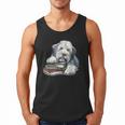Old English Sheepdog Books Reading Dog Breed Graphic Men Tank Top Old English Sheepdog Books Reading Dog Breed Graphic Men Tank Top